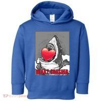Heart Crusher Valentine's Day Shark Lover Cute Gift Toddler Hoodie thumb 0