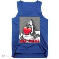 Heart Crusher Valentine's Day Shark Lover Cute Gift Tank Top thumb 0