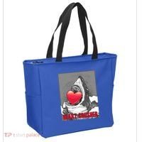 Heart Crusher Valentine's Day Shark Lover Cute Gift Tote Bag thumb 2