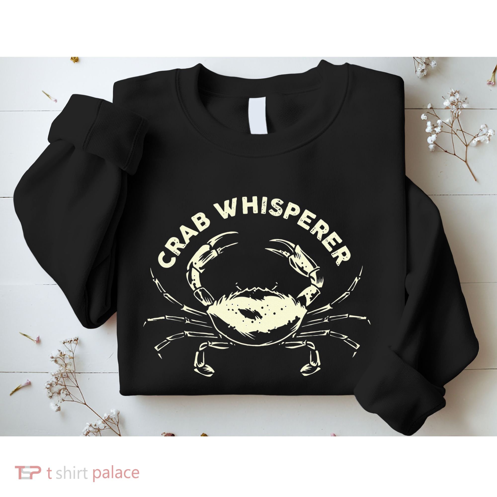 Hunter Crab Whisperer Crabbing Hunting Fishing Ocean Beach Sweatshirt