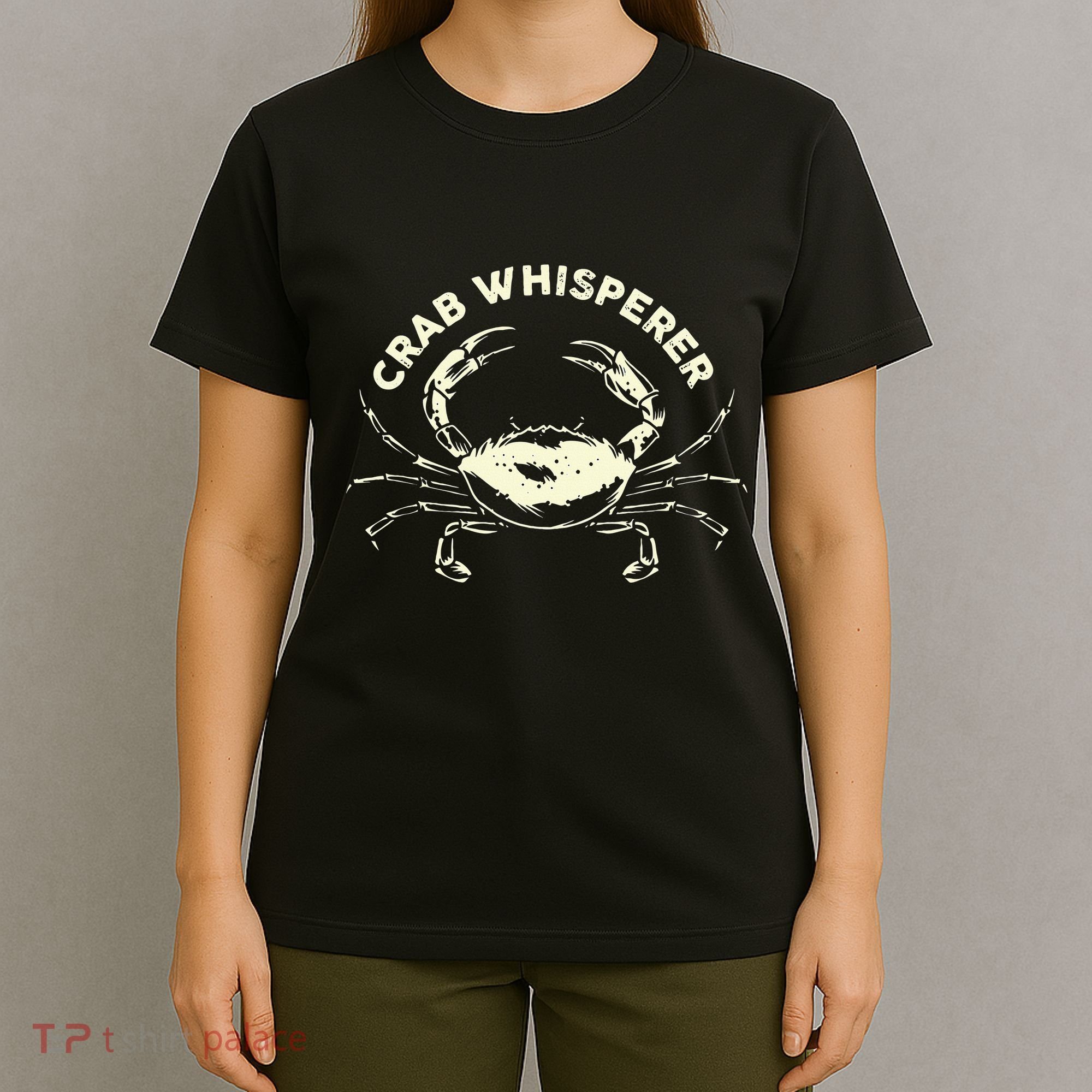 Hunter Crab Whisperer Crabbing Hunting Fishing Ocean Beach T-Shirt