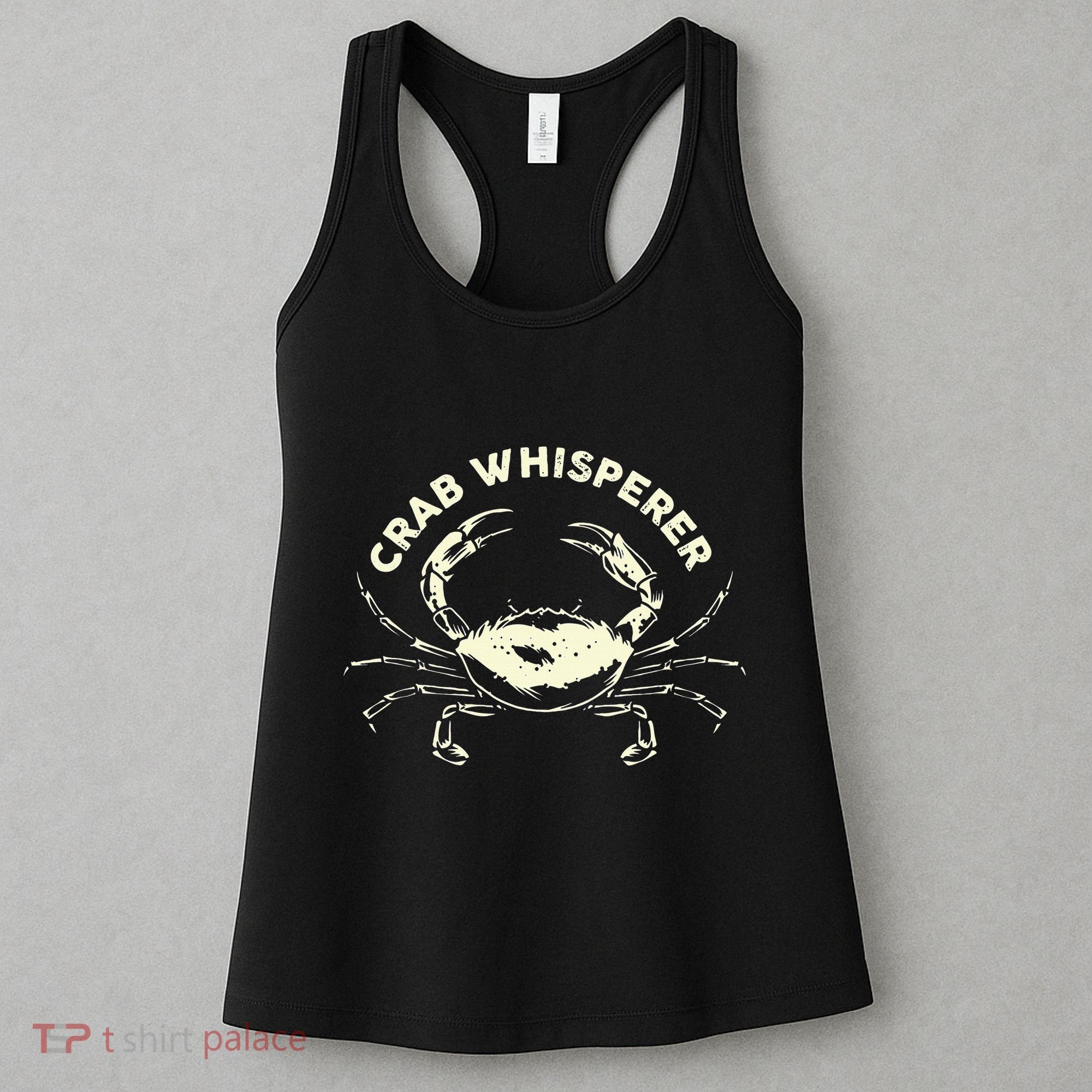 Hunter Crab Whisperer Crabbing Hunting Fishing Ocean Beach Women's Tank Top