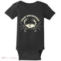 Hunter Crab Whisperer Crabbing Hunting Fishing Ocean Beach Baby Bodysuit thumb 0