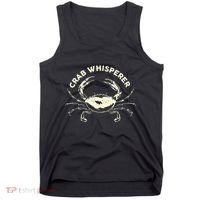 Hunter Crab Whisperer Crabbing Hunting Fishing Ocean Beach Tank Top thumb 0