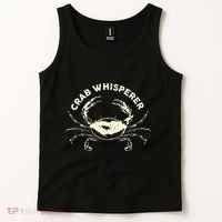 Hunter Crab Whisperer Crabbing Hunting Fishing Ocean Beach Tank Top thumb 2