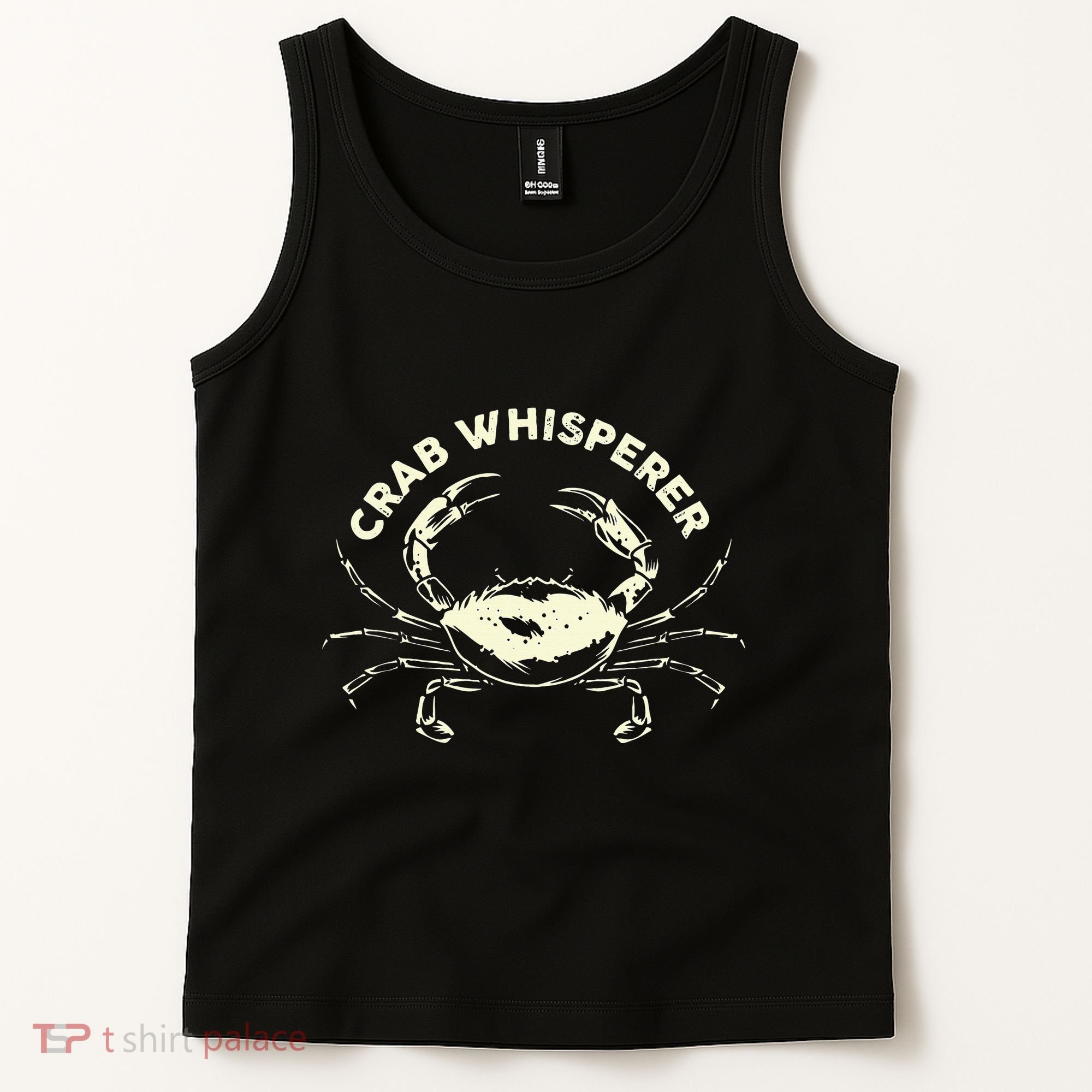 Hunter Crab Whisperer Crabbing Hunting Fishing Ocean Beach Tank Top