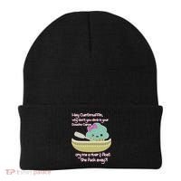 Hey Cuntmuffin Why Dont You Climb In Your Douche Canoe Beanie thumb 0