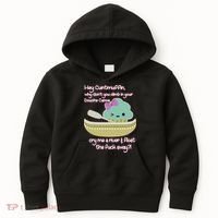 Hey Cuntmuffin Why Dont You Climb In Your Douche Canoe Kids Hoodie thumb 0