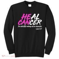 Heal Cancer With God Sweatshirt thumb 0