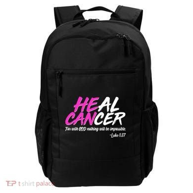 Heal Cancer With God Backpack