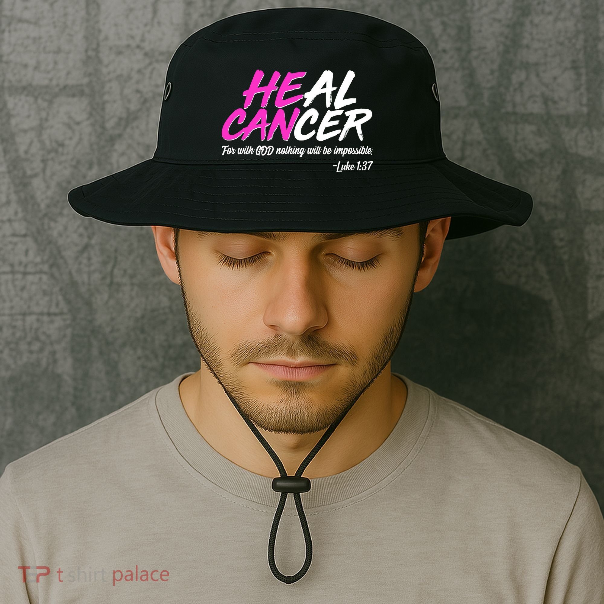 Heal Cancer With God Bucket Hat