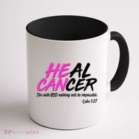 Heal Cancer With God Coffee Mug thumb 1