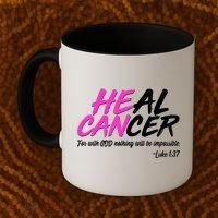 Heal Cancer With God Coffee Mug thumb 2
