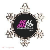 Heal Cancer With God Ornament thumb 0