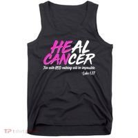 Heal Cancer With God Tank Top thumb 0