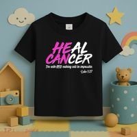 Heal Cancer With God Toddler T-Shirt thumb 3