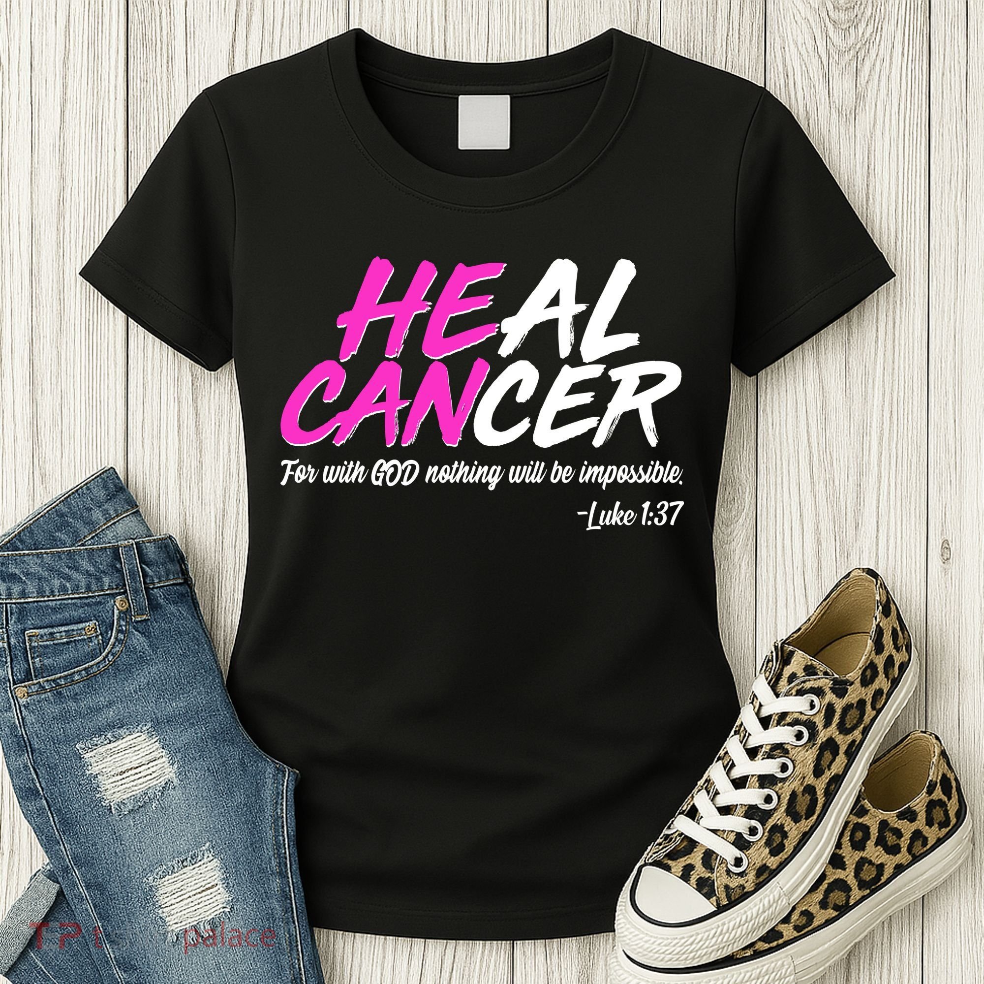 Heal Cancer With God Women's T-Shirt