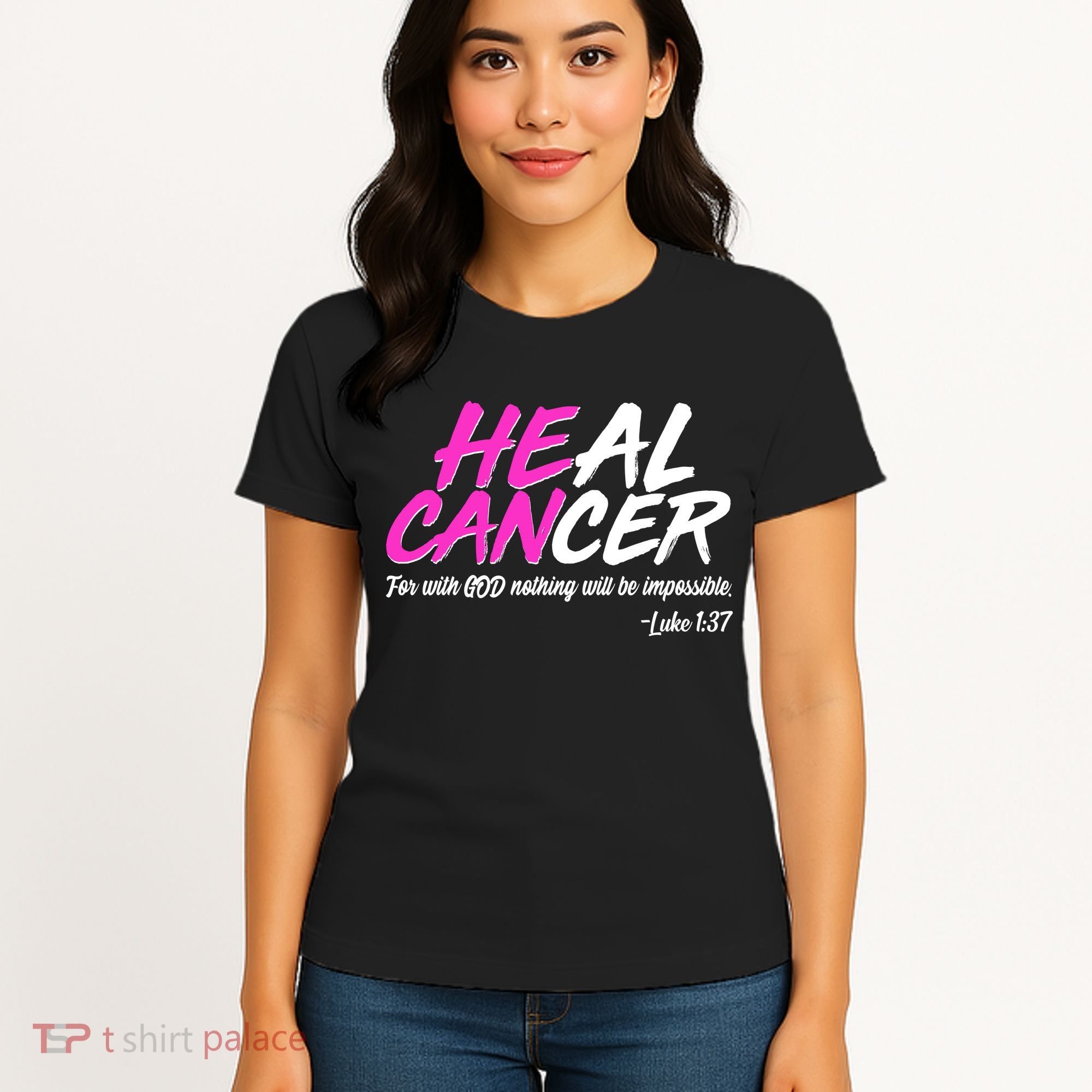 Heal Cancer With God Women's T-Shirt