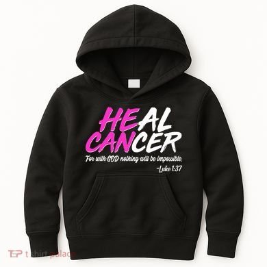 Heal Cancer With God Kids Hoodie