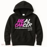 Heal Cancer With God Kids Hoodie thumb 0