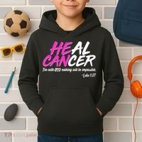 Heal Cancer With God Kids Hoodie thumb 2