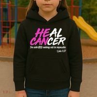 Heal Cancer With God Kids Hoodie thumb 3