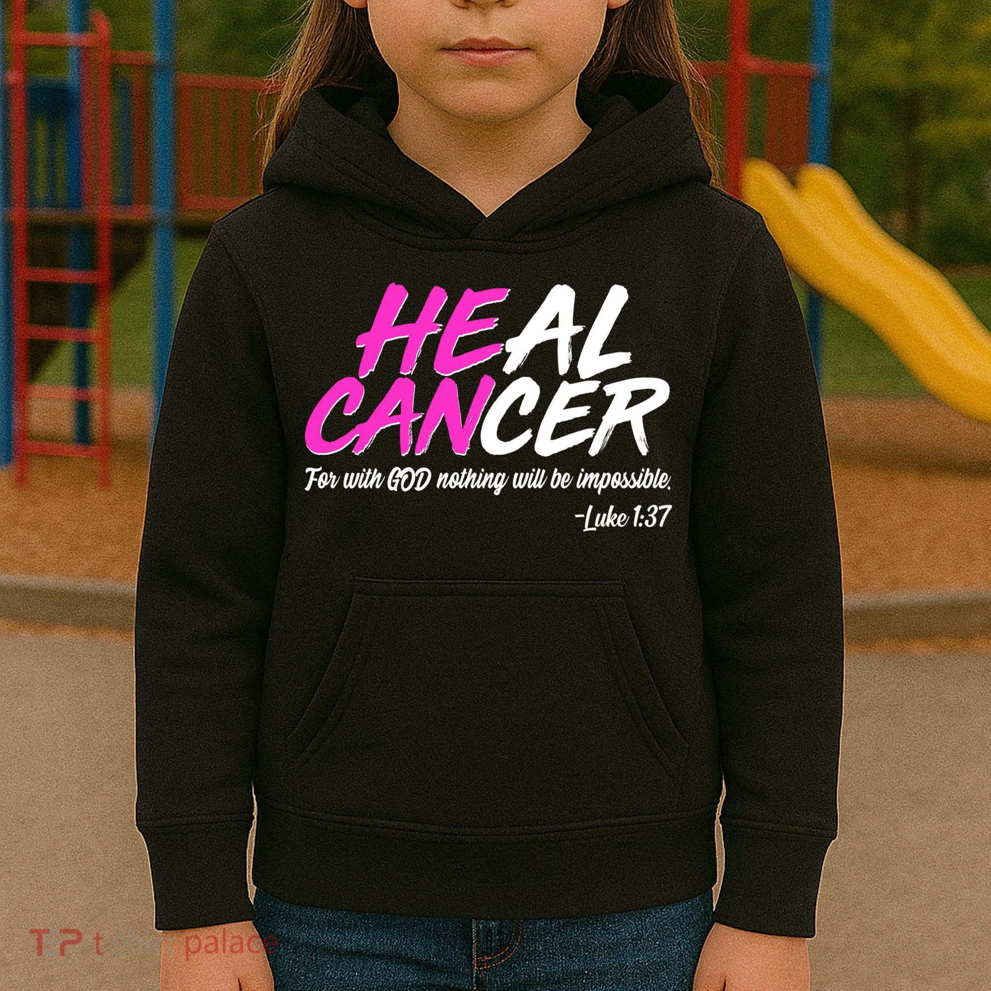 Heal Cancer With God Kids Hoodie