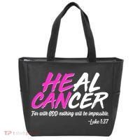 Heal Cancer With God Tote Bag thumb 0