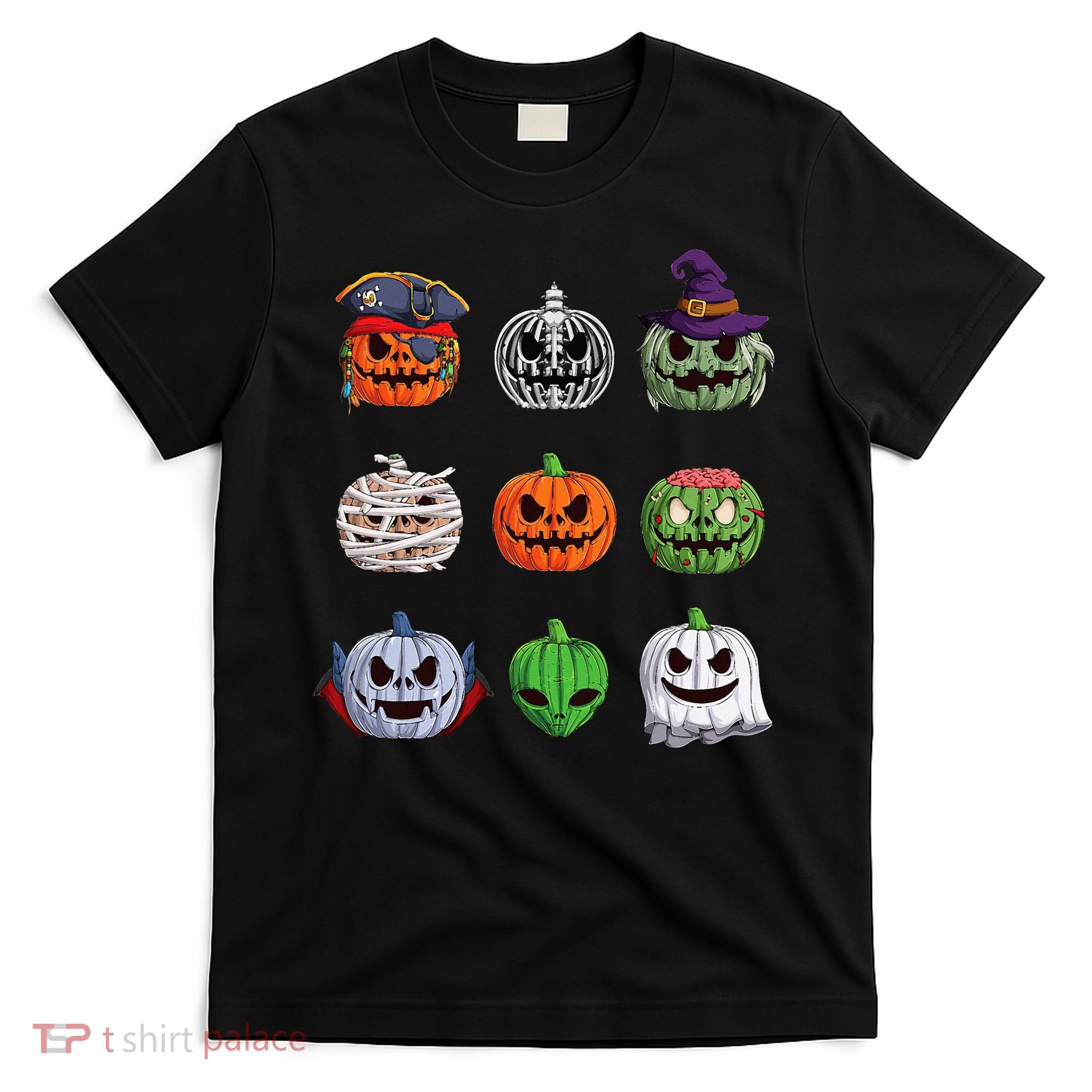 Halloween Costume Women Pumpkin Characters T-Shirt