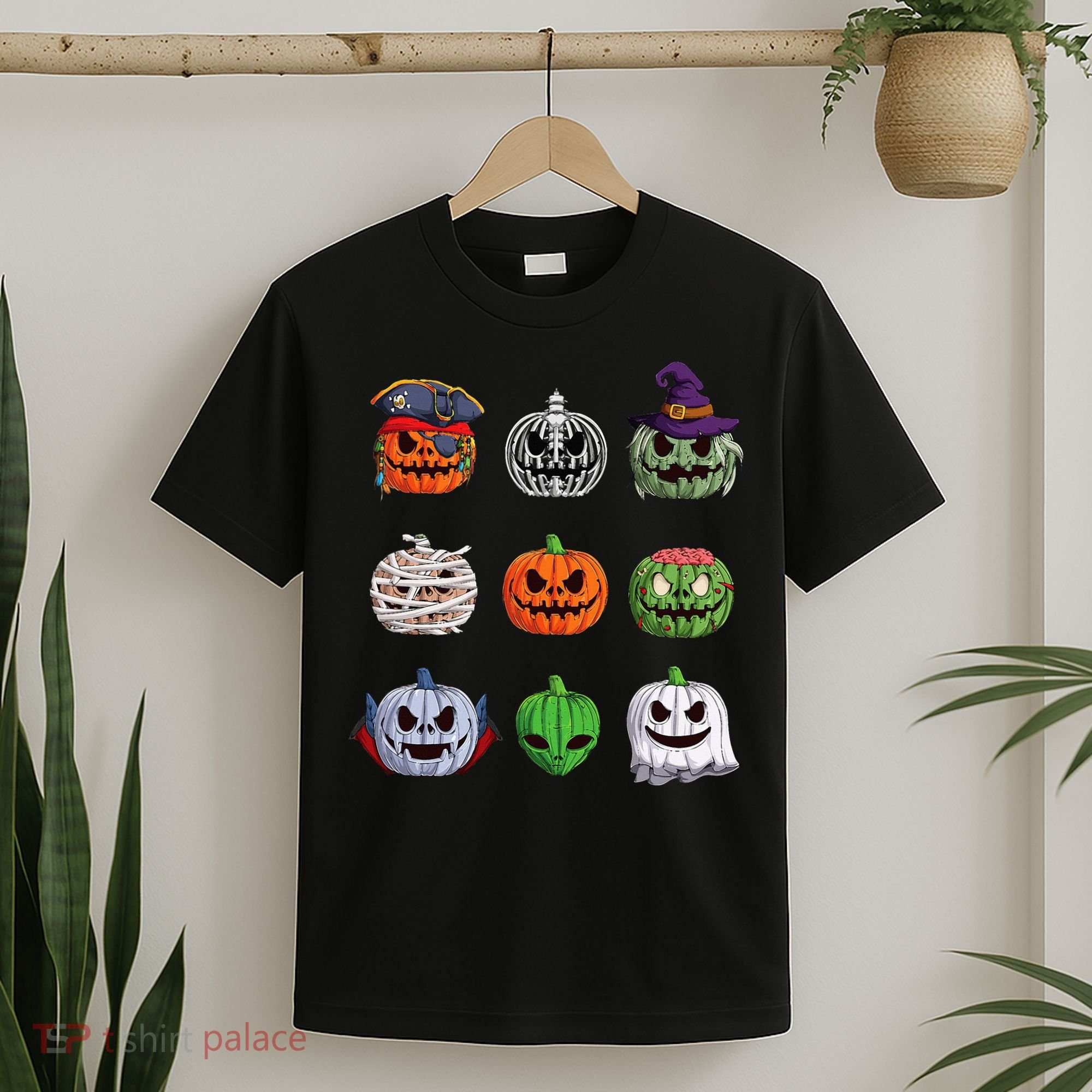 Halloween Costume Women Pumpkin Characters T-Shirt