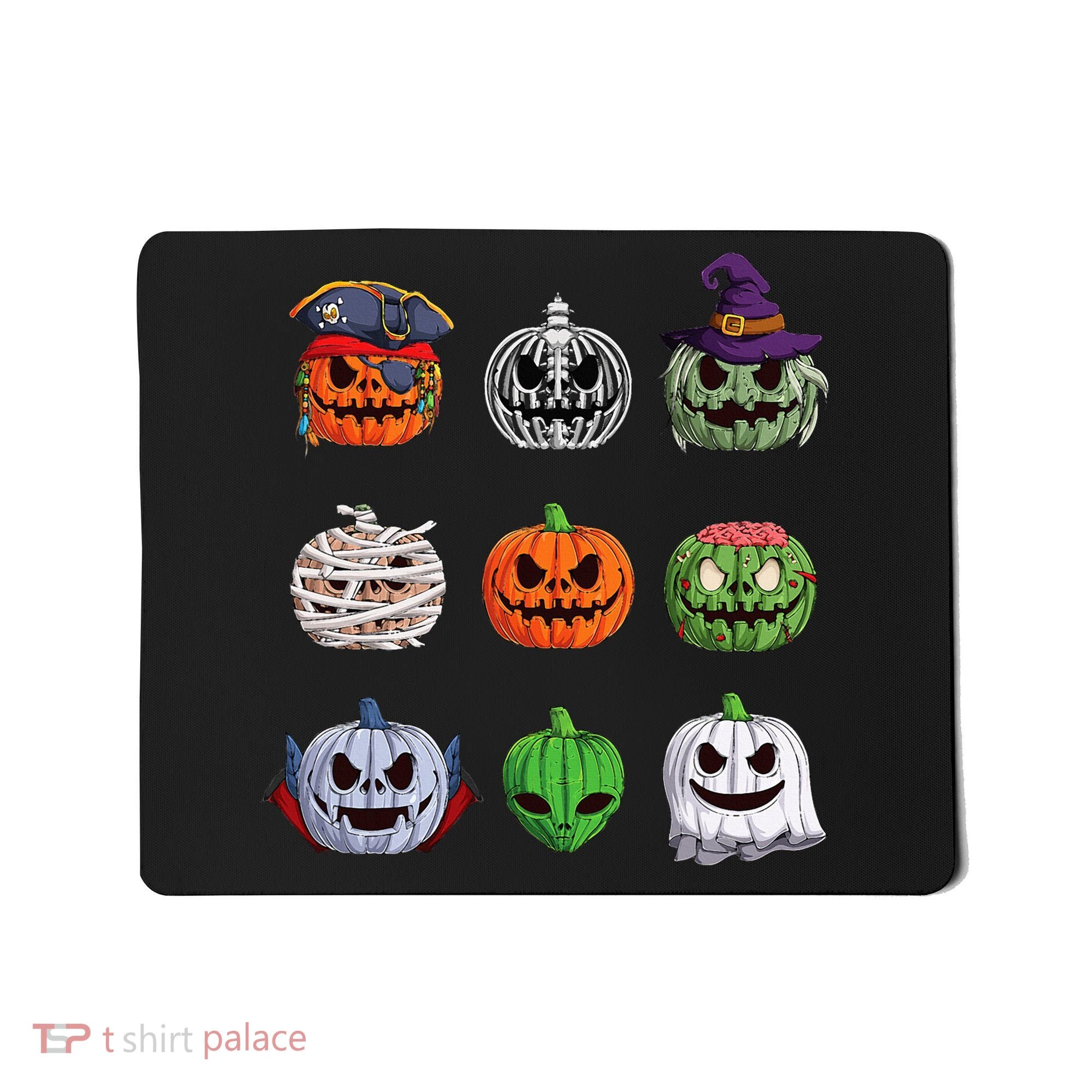 Halloween Costume Women Pumpkin Characters Mousepad