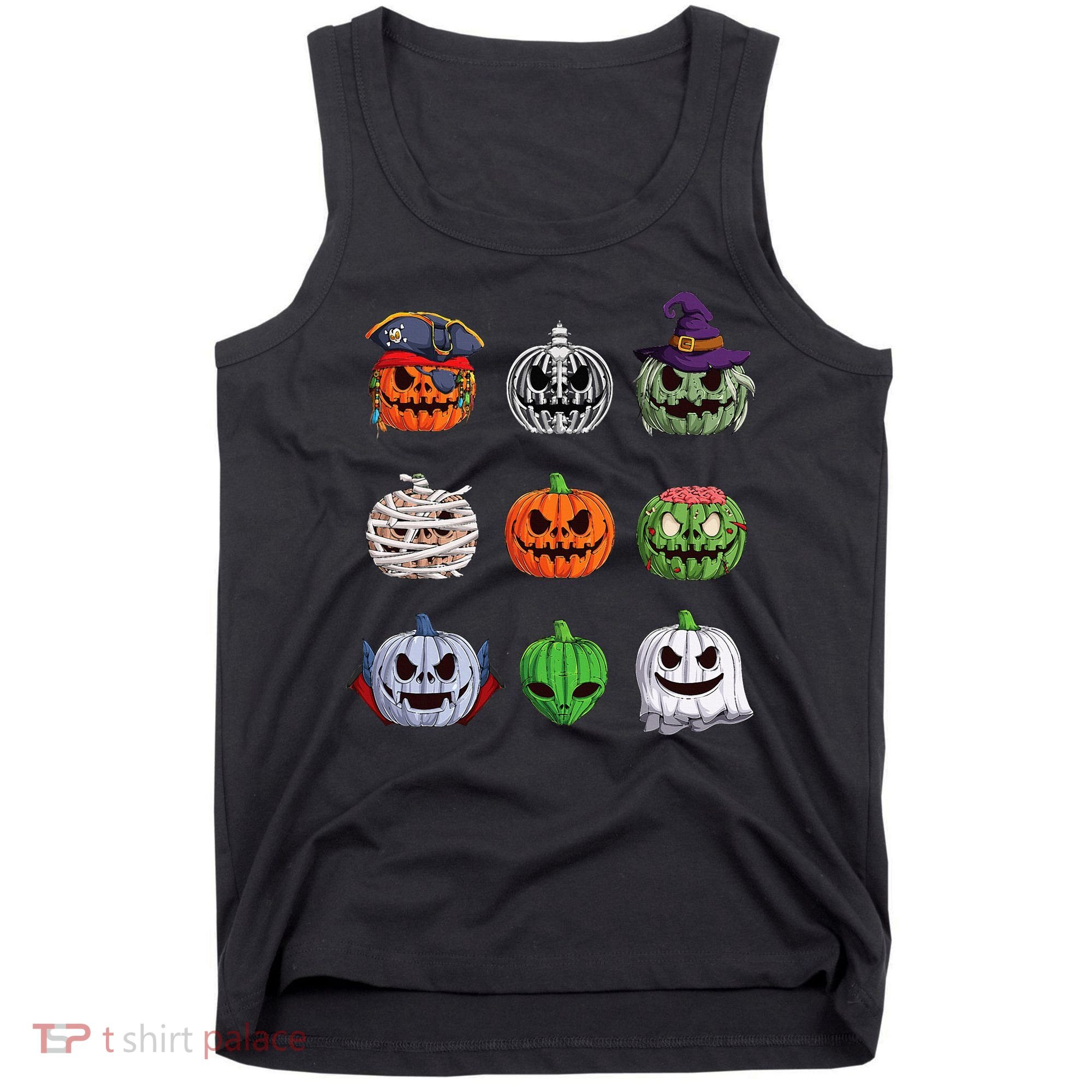 Halloween Costume Women Pumpkin Characters Tank Top