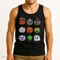 Halloween Costume Women Pumpkin Characters Tank Top thumb 3