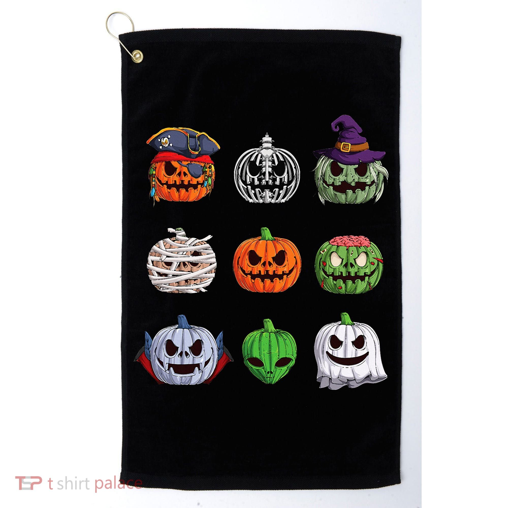 Halloween Costume Women Pumpkin Characters Golf Towel