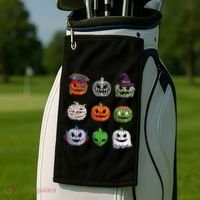 Halloween Costume Women Pumpkin Characters Golf Towel thumb 2