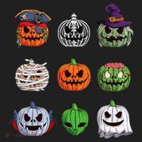 Halloween Costume Women Pumpkin Characters Golf Towel thumb 3
