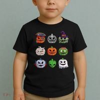 Halloween Costume Women Pumpkin Characters Toddler T-Shirt thumb 2