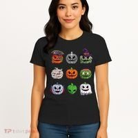Halloween Costume Women Pumpkin Characters Women's T-Shirt thumb 4