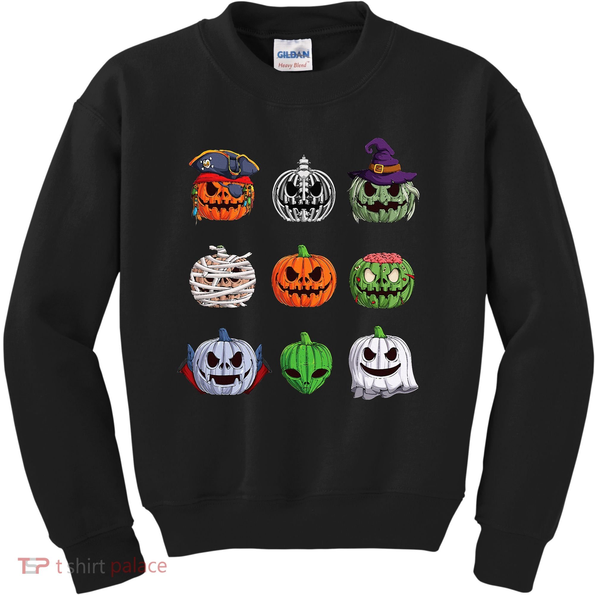 Halloween Costume Women Pumpkin Characters Kids Sweatshirt