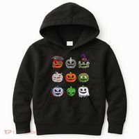 Halloween Costume Women Pumpkin Characters Kids Hoodie thumb 0