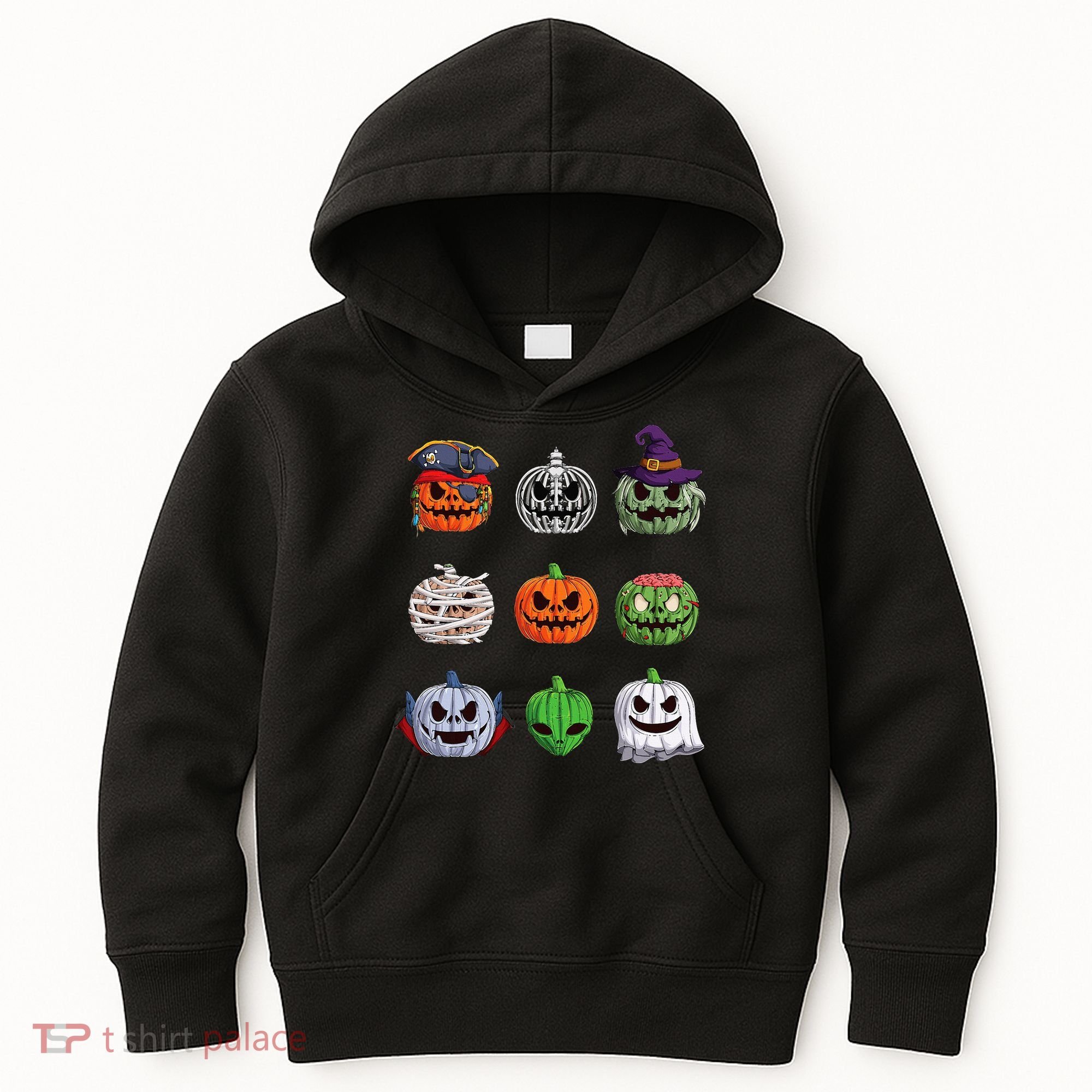 Halloween Costume Women Pumpkin Characters Kids Hoodie