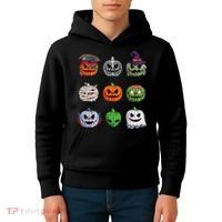 Halloween Costume Women Pumpkin Characters Kids Hoodie thumb 4