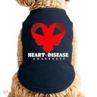 Heart Disease Awareness Red Heart Ribbons Doggie Tank thumb 0