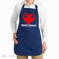 Heart Disease Awareness Red Heart Ribbons Apron thumb 2