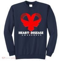 Heart Disease Awareness Red Heart Ribbons Sweatshirt thumb 0