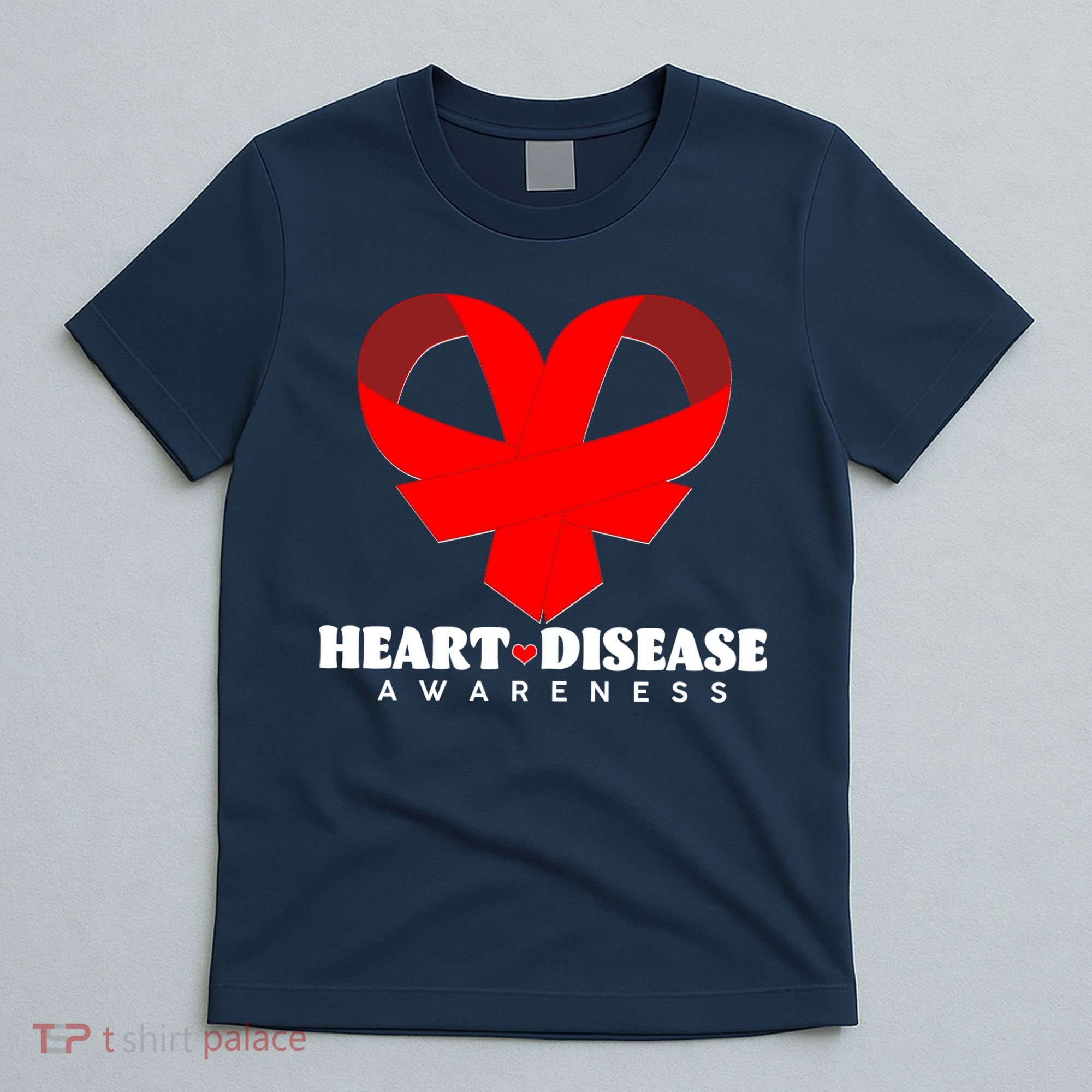 Heart Disease Awareness Red Heart Ribbons T-Shirt