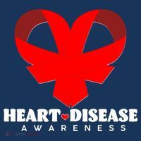 Heart Disease Awareness Red Heart Ribbons Women's Hoodie thumb 2