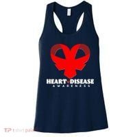 Heart Disease Awareness Red Heart Ribbons Women's Tank Top thumb 0