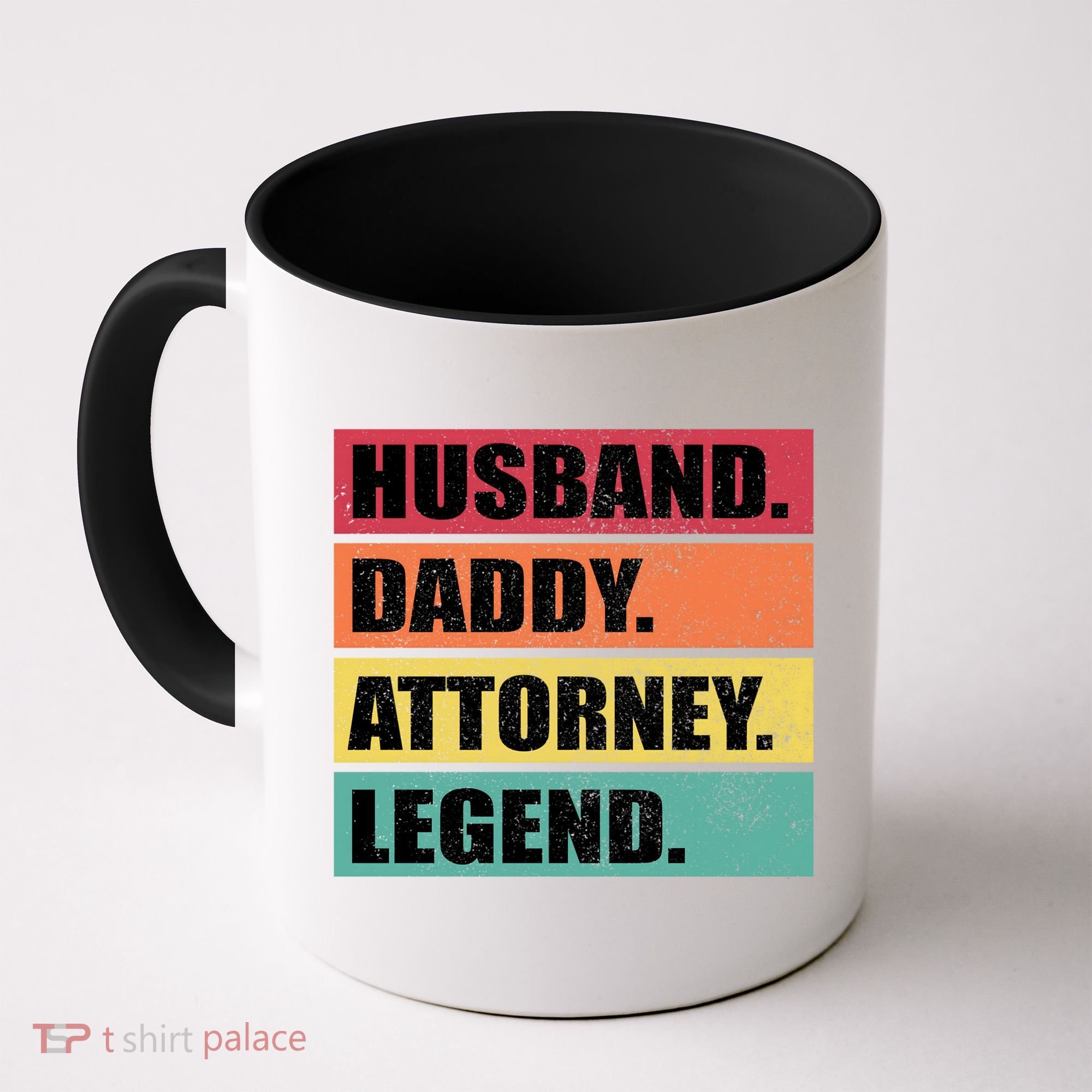 Husband Daddy Attorney Legend Retro Fathers Day Meaningful Gift Coffee Mug