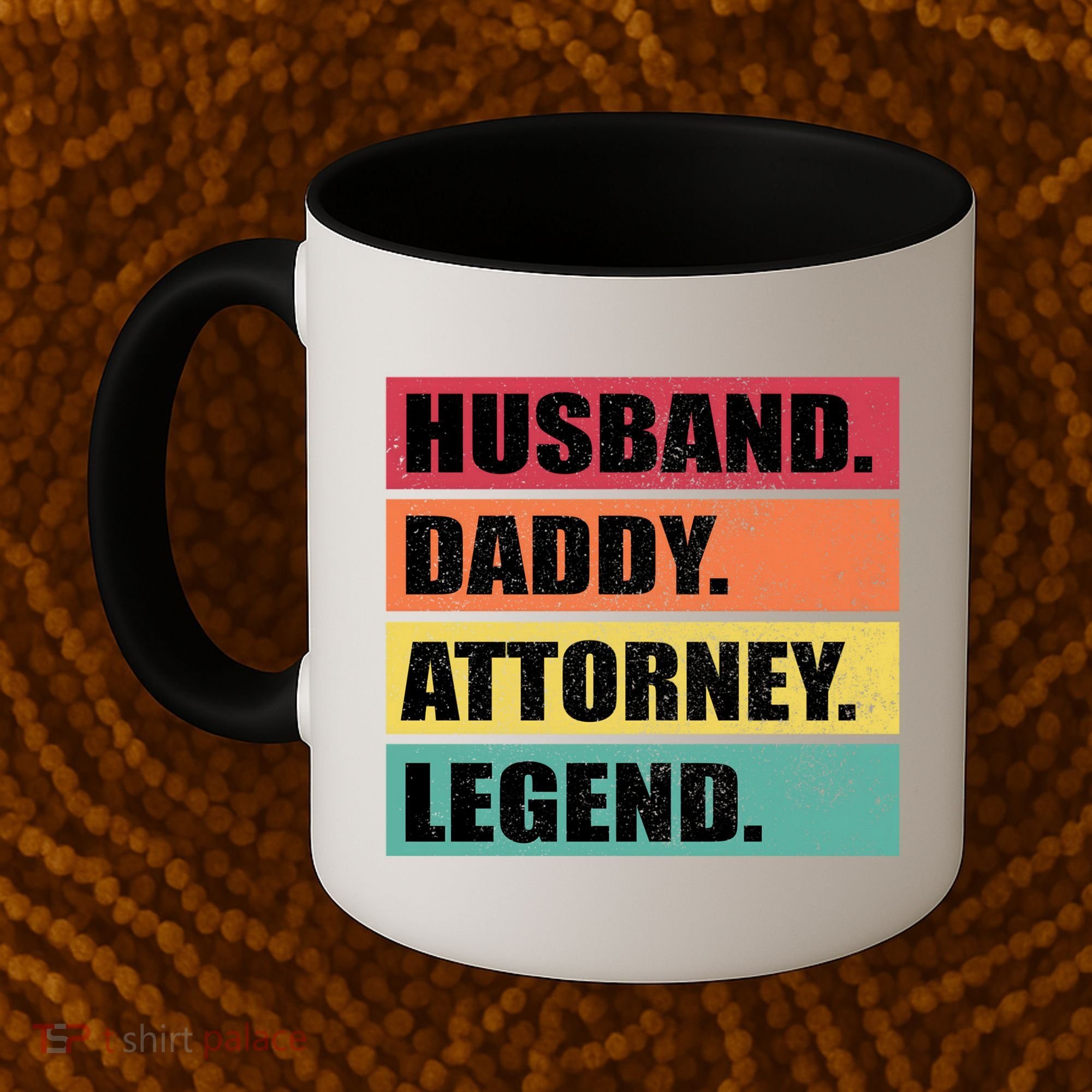 Husband Daddy Attorney Legend Retro Fathers Day Meaningful Gift Coffee Mug